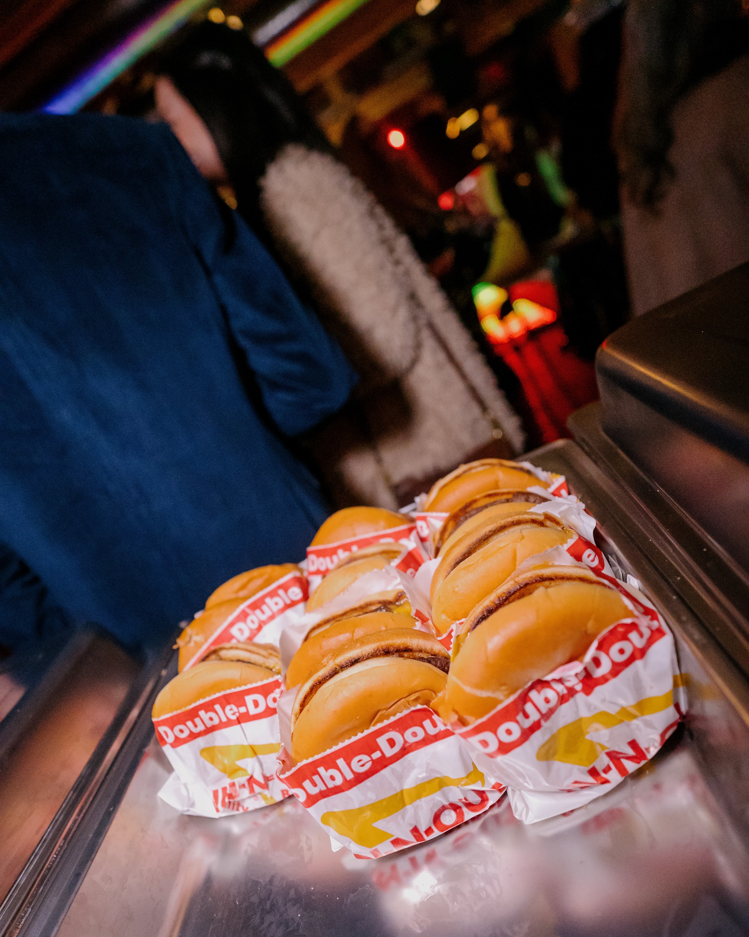 Double-Dough Donuts at carnival stand